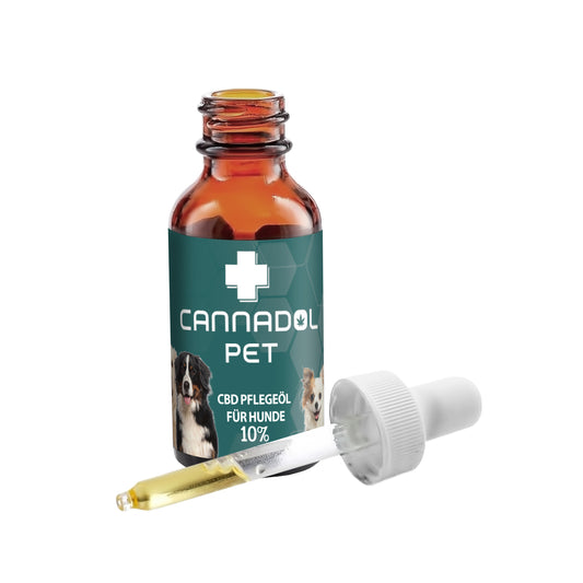 Cannadol Pet 10% Premium CBD Öl für Hunde 10 ml - Cannabiothek