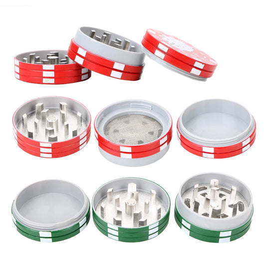 3-Schichten Pokerchip-Stil Grinder - Cannabiothek