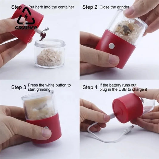 GrindPulse Mini USB Tragbarer Grinder - Cannabiothek