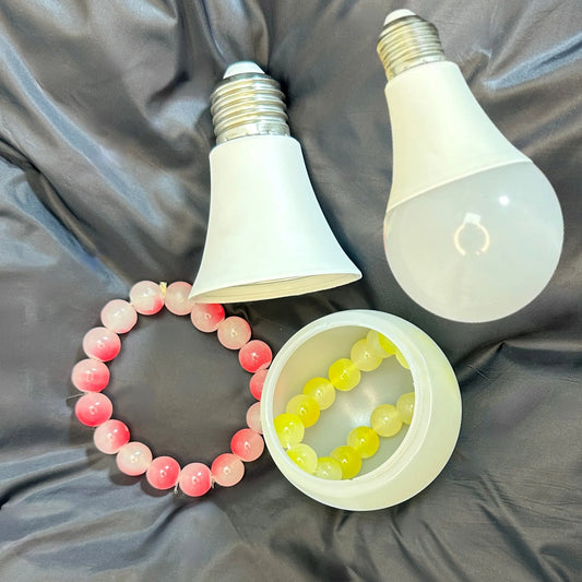 BrightVault Glühbirnen-Design Stash-Behälter mit Geheimfach - Cannabiothek