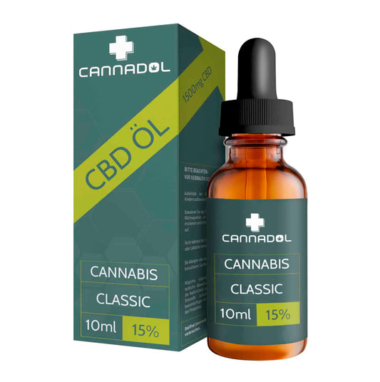 Cannadol Classic CBD Öl 15% 10ml - Cannabiothek