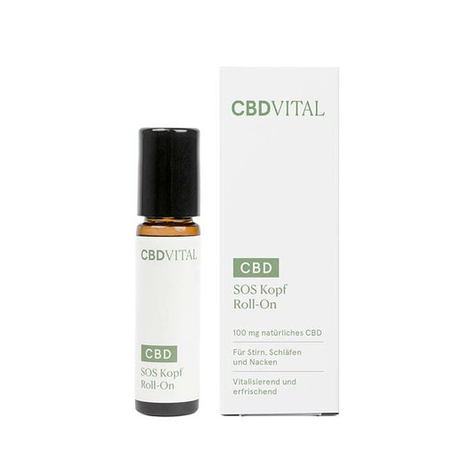 CBD VITAL SOS CBD Kopf Roll-On mit 1% CBD - 10ml - Cannabiothek
