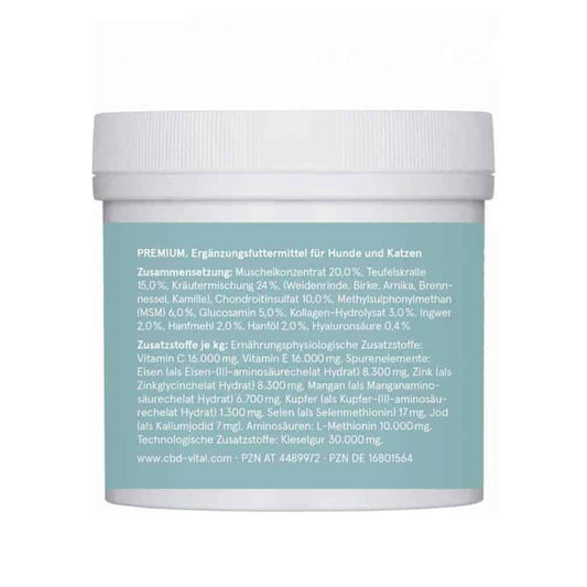 CBD Vital 1,5% CBD VET Gelenkskomplex aktiv 100g - Cannabiothek