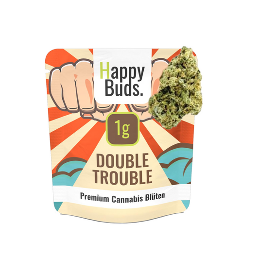 HappyBuds Double Trouble Blüten 30% 1g