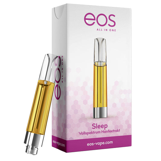 eos SLEEP CBD Extraktkartusche 74% Cannabinoide 0,5 ml - Cannabiothek