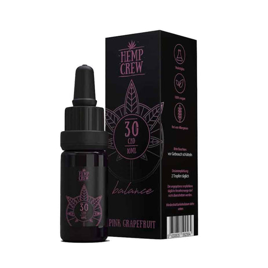 Hemp Crew BALANCE Pink Grapefruit CBD Öl 30% 10ml - Cannabiothek