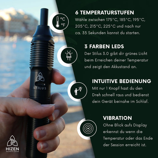 Hizen Premium Vape Pen Stilus Mini - Cannabiothek