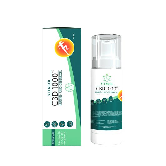 Vitadol CBD 10% Muskel und Gelenkgel 100ml - Cannabiothek