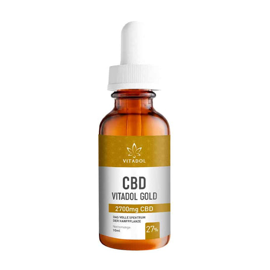 Vitadol Gold - Bio CBD Öl 27% 10ml - Cannabiothek