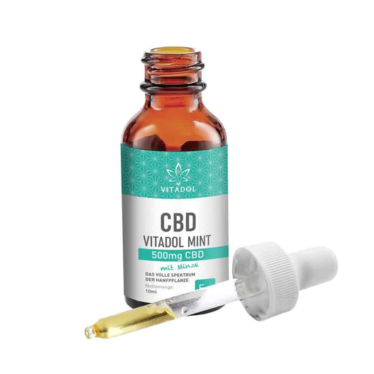 Vitadol Mint Bio CBD Öl 5% 10ml - Cannabiothek