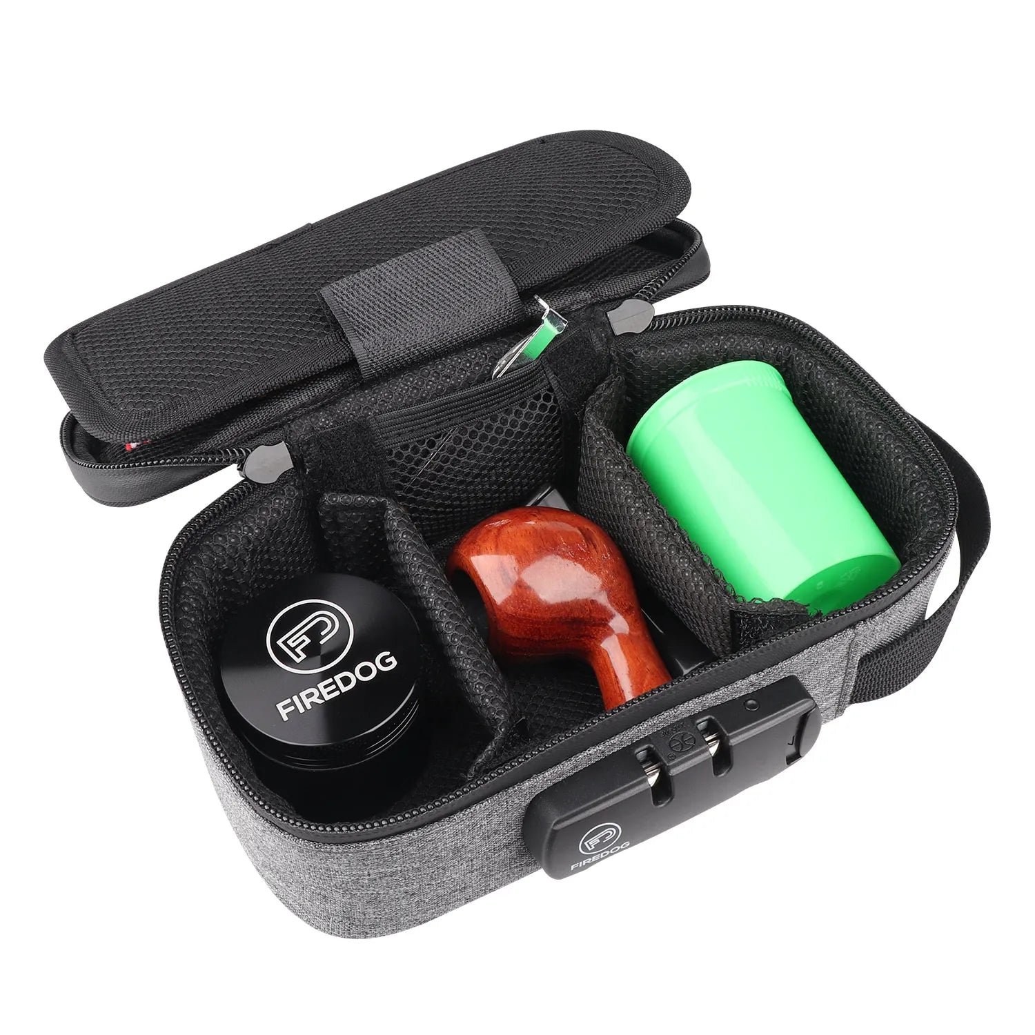 FIREDOG SmellGuard Geruchsneutrale Schlosstasche - Cannabiothek