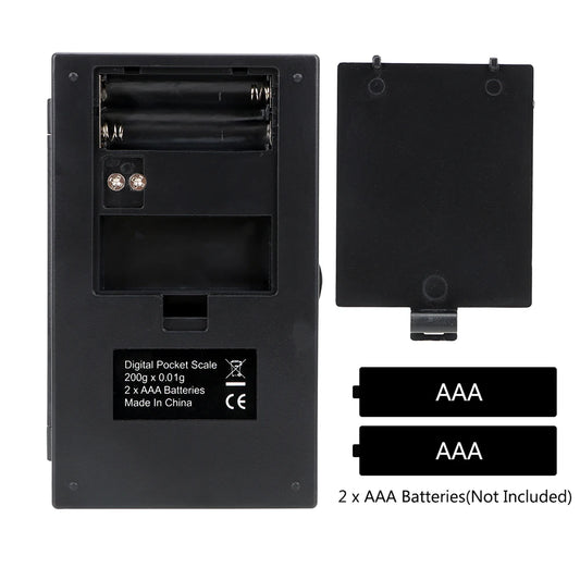 PrecisionLite 200G – Mini Digitalwaage mit Hintergrundbeleuchtung - Cannabiothek