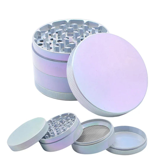Herb Iridescend 4 Iridescente 4-Layer Zinklegierung Grinder - Cannabiothek