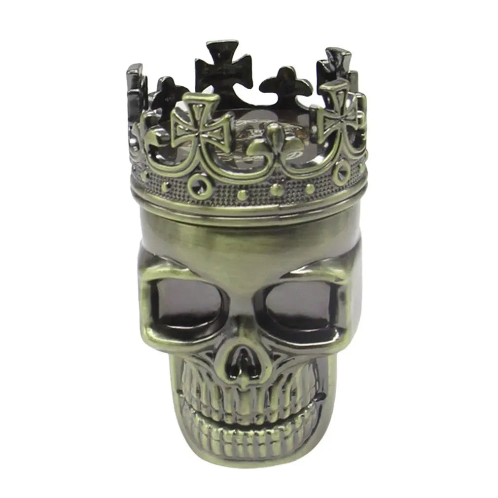 Robuster Stylischer Totenkopf-Grinder - Cannabiothek