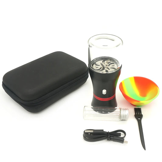 SiliconGrind Pro Elektrischer Grinder mit Silikon-Schale - Cannabiothek