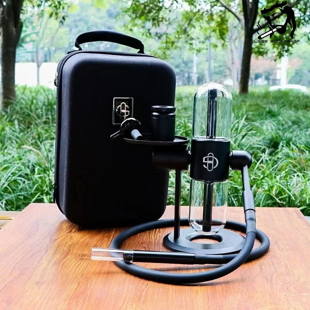 Handbag Hookah Set 360° Rotierende mit Glasrohren - Cannabiothek