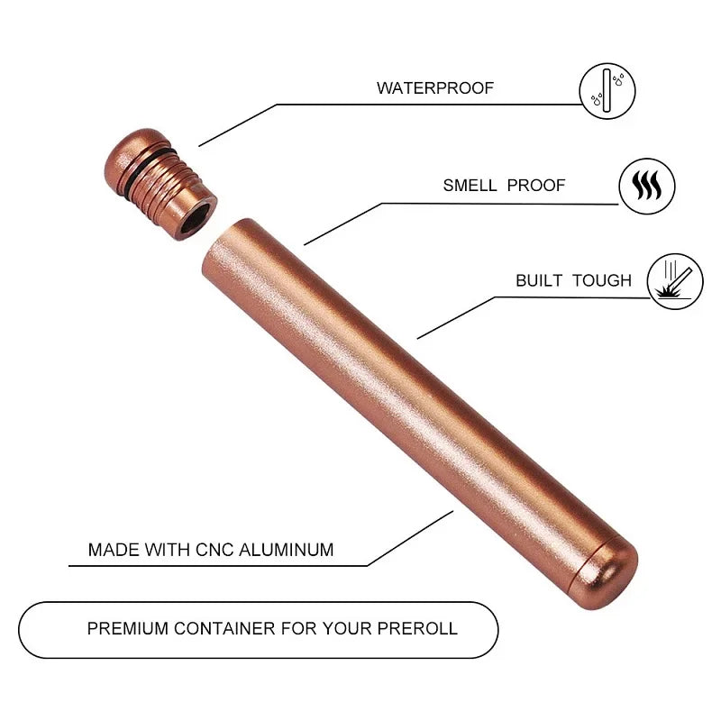 MOONSHADE – Aluminiumlegierung Aufbewahrungstube - Cannabiothek