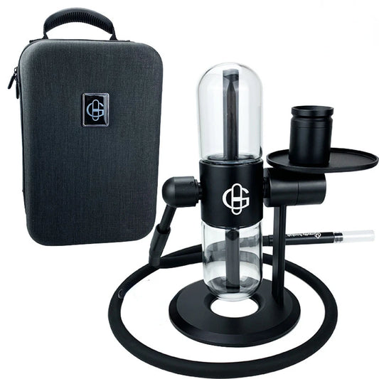 Handbag Hookah Set 360° Rotierende mit Glasrohren - Cannabiothek