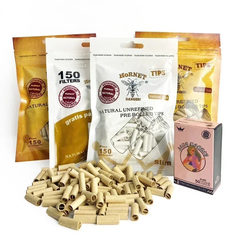 WE PUFF – Natürliche Unraffinierte Vorgerollte Tips (5mm/6mm/7mm) - Cannabiothek