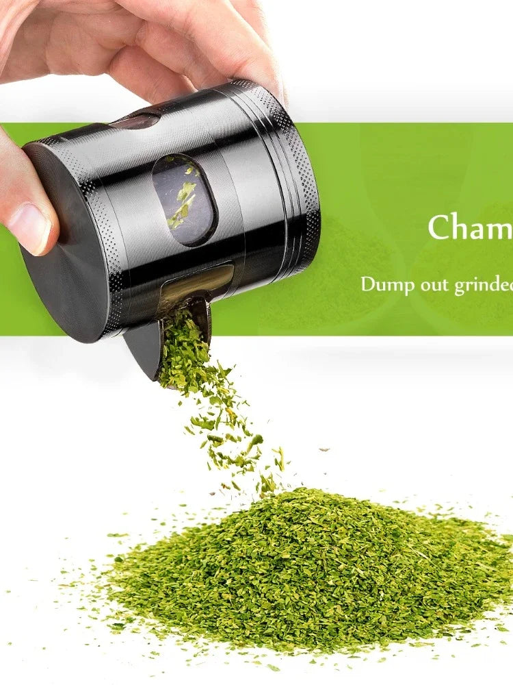 60mm 4 Layer  Grinder mit Schubladenfilter - Cannabiothek
