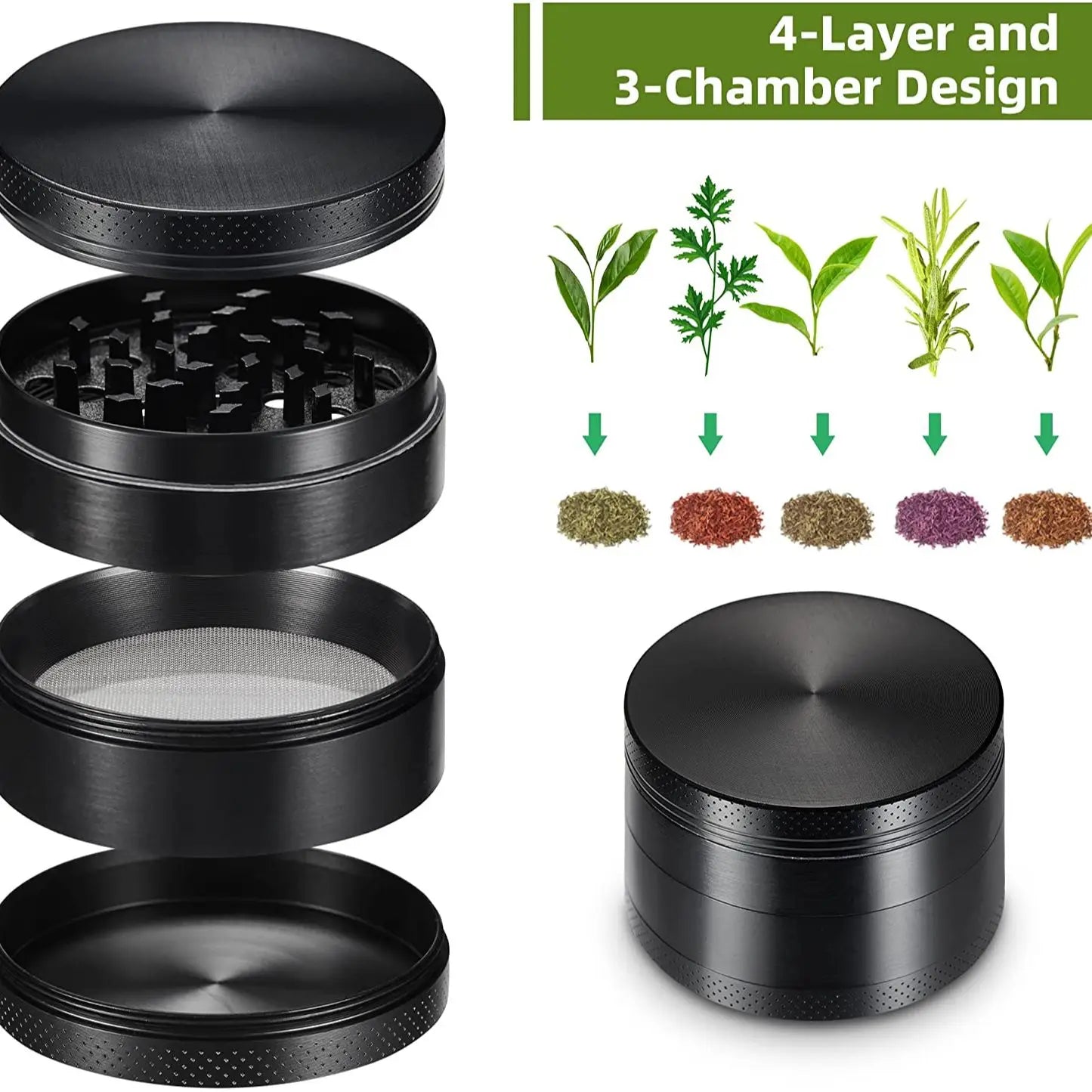 Premium 40mm Metall Grinder - Cannabiothek