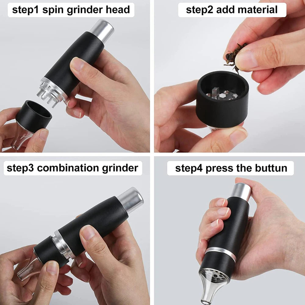 Grind & Fill Pro 2-in-1 Grinder & Stopfer - Cannabiothek