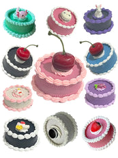 55mm Kunststoff Kuchen Design Grinder - Cannabiothek