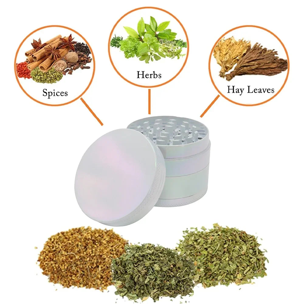 Herb Iridescend 4 Iridescente 4-Layer Zinklegierung Grinder - Cannabiothek
