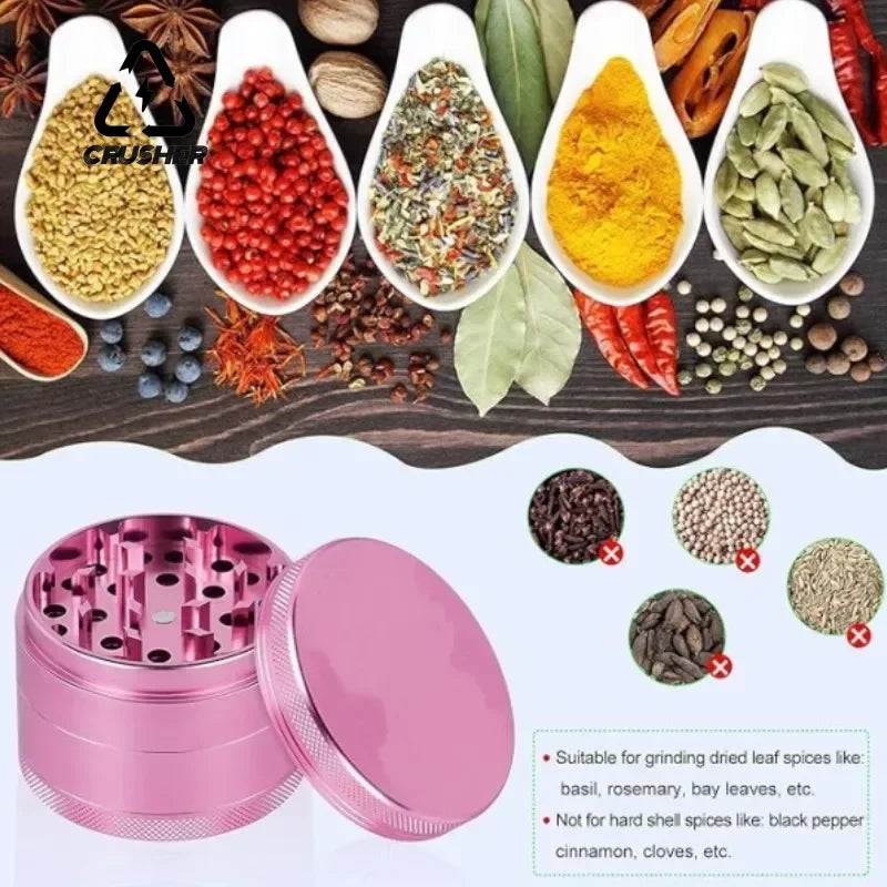 CRUSHER 40mm 4-Layer Aluminium Grind - Cannabiothek