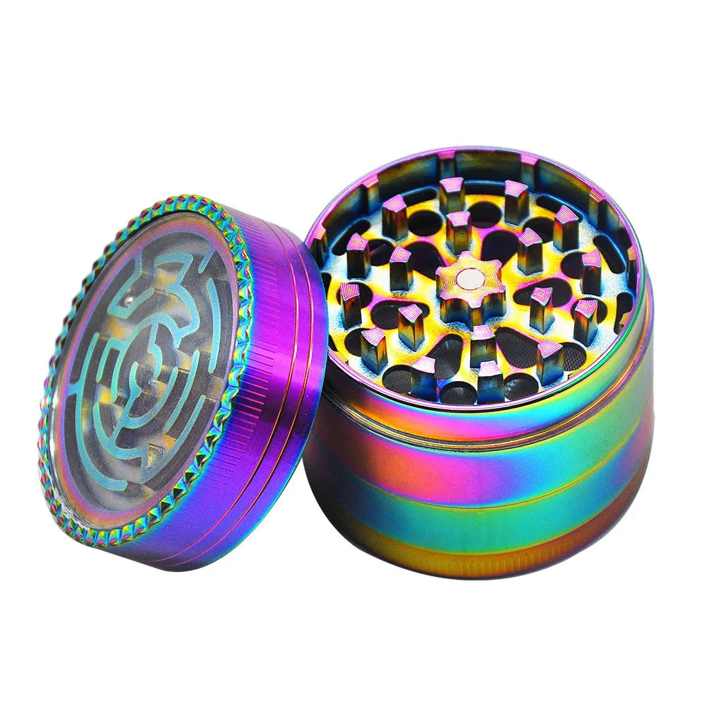 52mm/63mm  Regenbogen Metallgrinder - Cannabiothek