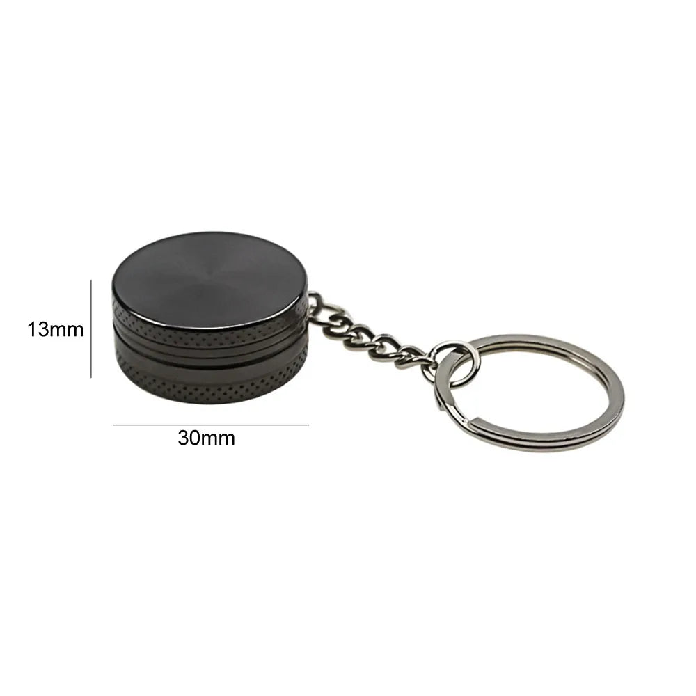 MiniKey 30  2-Layer Grinder mit Schlüsselanhänger - Cannabiothek