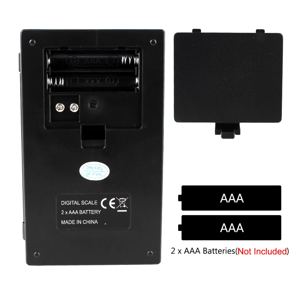 PrecisionScale 200G – Mini Digitalwaage mit 0.01G Genauigkeit - Cannabiothek