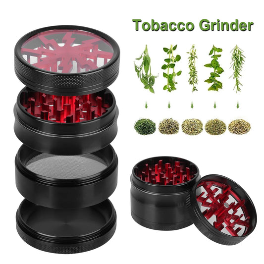 LightningGrind 63  4-Layer Aluminium Blitzdesign Grinder - Cannabiothek