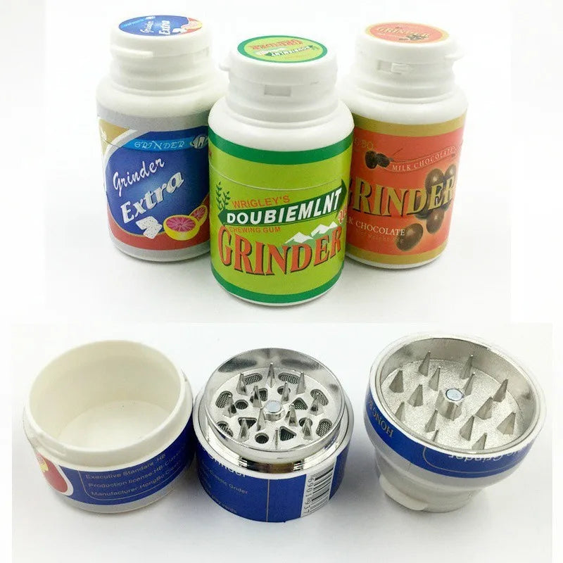 GumGrind 45  Grinder Kunststoff mit Metallspitzen - Cannabiothek
