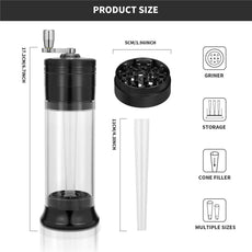 50mm 4-Layer Roller Manuelle Aluminium Grinder - Cannabiothek