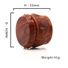 ResinGrind 4 – Tragbarer 4-Layer Holz- und Harz-Tabakgrinder - Cannabiothek