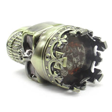 Robuster Stylischer Totenkopf-Grinder - Cannabiothek