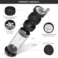 50mm 4-Layer Roller Manuelle Aluminium Grinder - Cannabiothek
