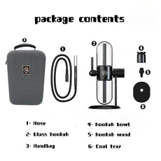 Portable Gravity Hookah Set – Kompakte 360° Rotation - Cannabiothek