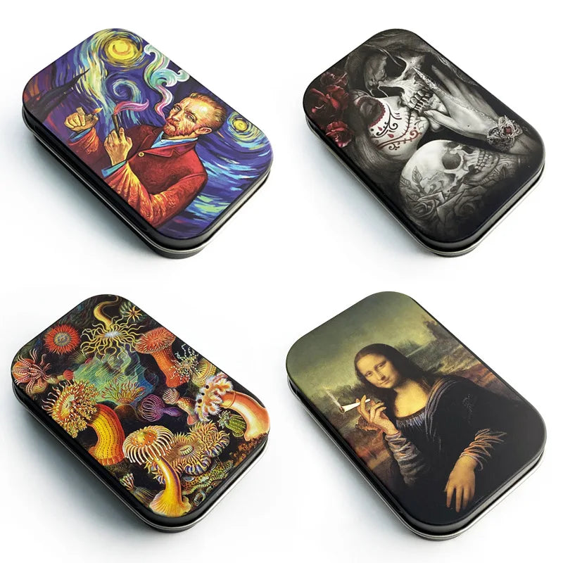 Flip Cap Cigarette Case  Rechteckiger Aufbewahrungsbehälter - Cannabiothek