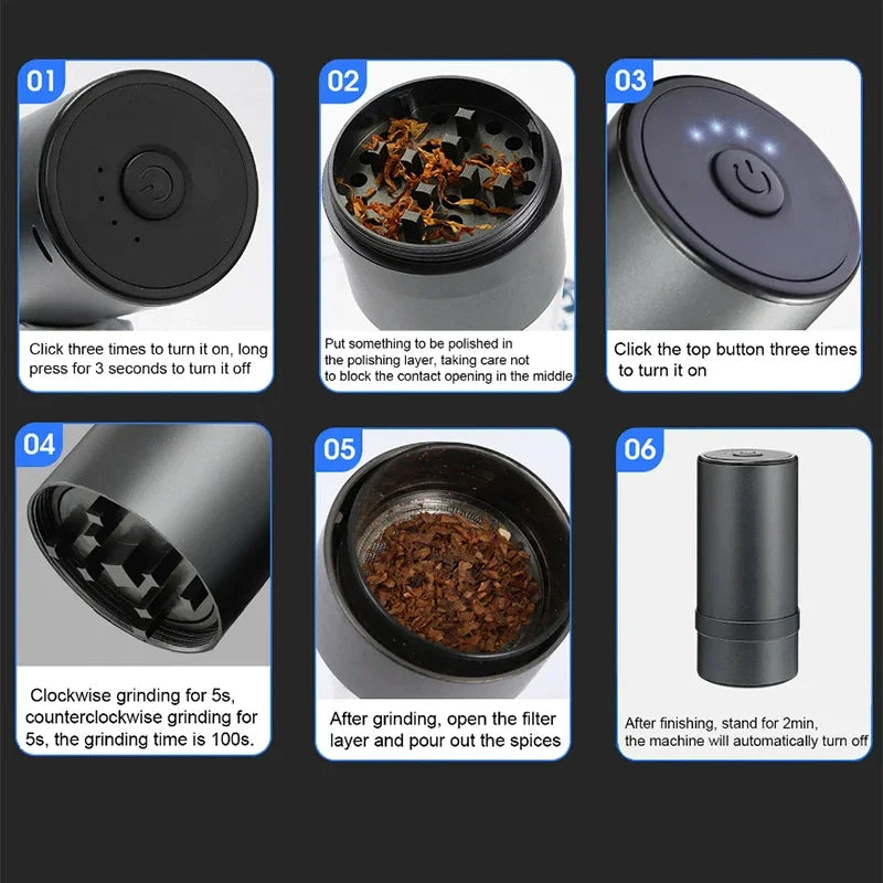 SpeedGrind Max Elektrische Hochgeschwindigkeits Grinder - Cannabiothek