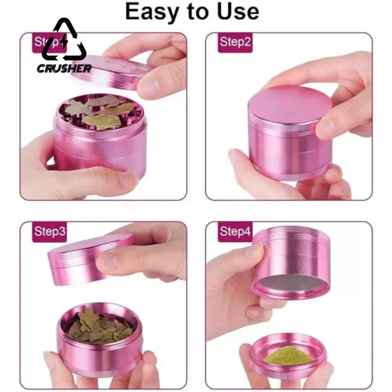 CRUSHER 40mm 4-Layer Aluminium Grind - Cannabiothek