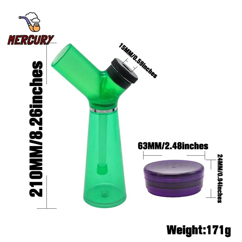 MERCURY 2-in-1 Wasserpfeife Grinder & Filter - Cannabiothek