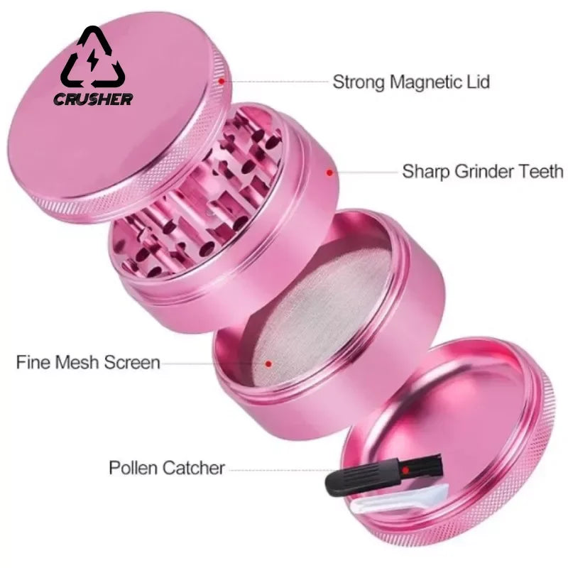 CRUSHER 40mm 4-Layer Aluminium Grind - Cannabiothek