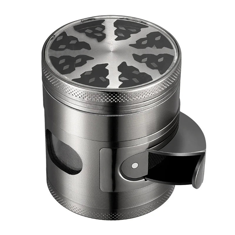 60mm 4 Layer  Grinder mit Schubladenfilter - Cannabiothek