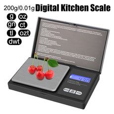 PrecisionScale 200G – Mini Digitalwaage mit 0.01G Genauigkeit - Cannabiothek