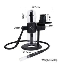 Handbag Hookah Set 360° Rotierende mit Glasrohren - Cannabiothek