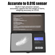 PrecisionScale 200G – Mini Digitalwaage mit 0.01G Genauigkeit - Cannabiothek