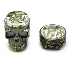 Robuster Stylischer Totenkopf-Grinder - Cannabiothek