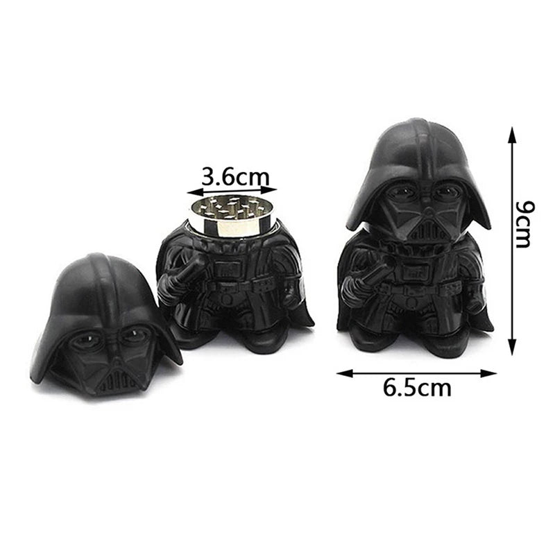 Grindvader – 4-Lagen Kräutermühle im darth vader-Design - Cannabiothek